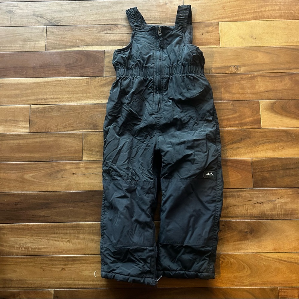 Children’s Place Charcoal Gray Snow Bib Overalls